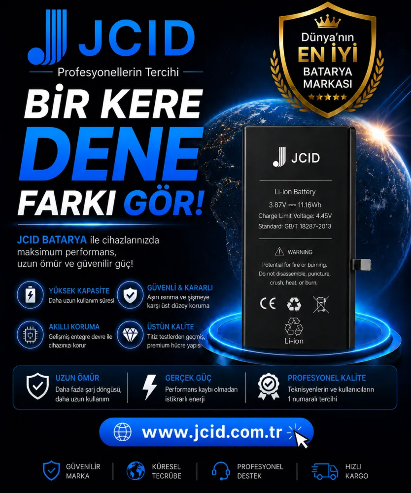iPhone 16 Pro JCID Yüksek Kapasiteli Batarya (3582 mAh) Manually — galeri küçük resim 2