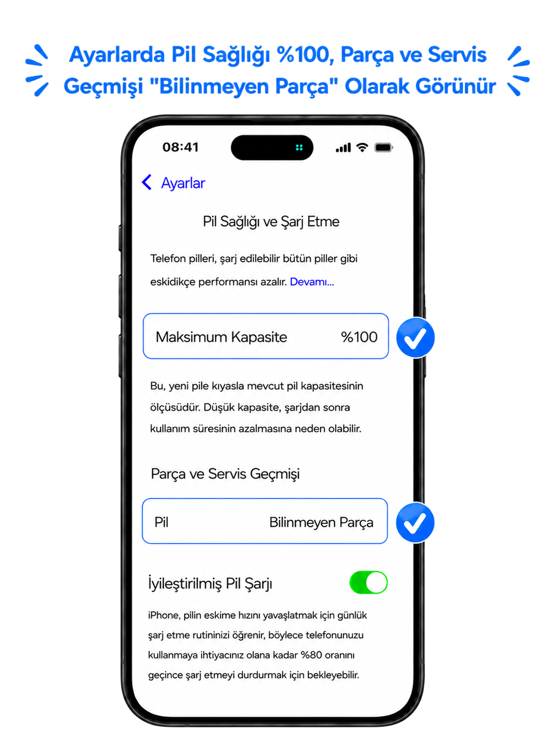 iPhone 11 Pro JCID Yüksek Kapasiteli Batarya (3400 mAh) USE — galeri küçük resim 2