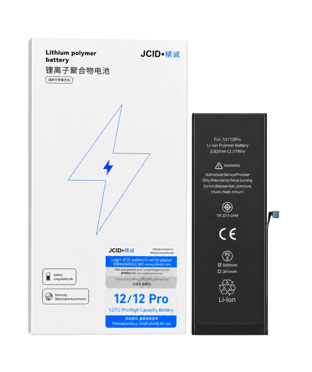 iPhone 12 / 12 Pro JCID Yüksek Kapasiteli Batarya (3230 mAh) USE