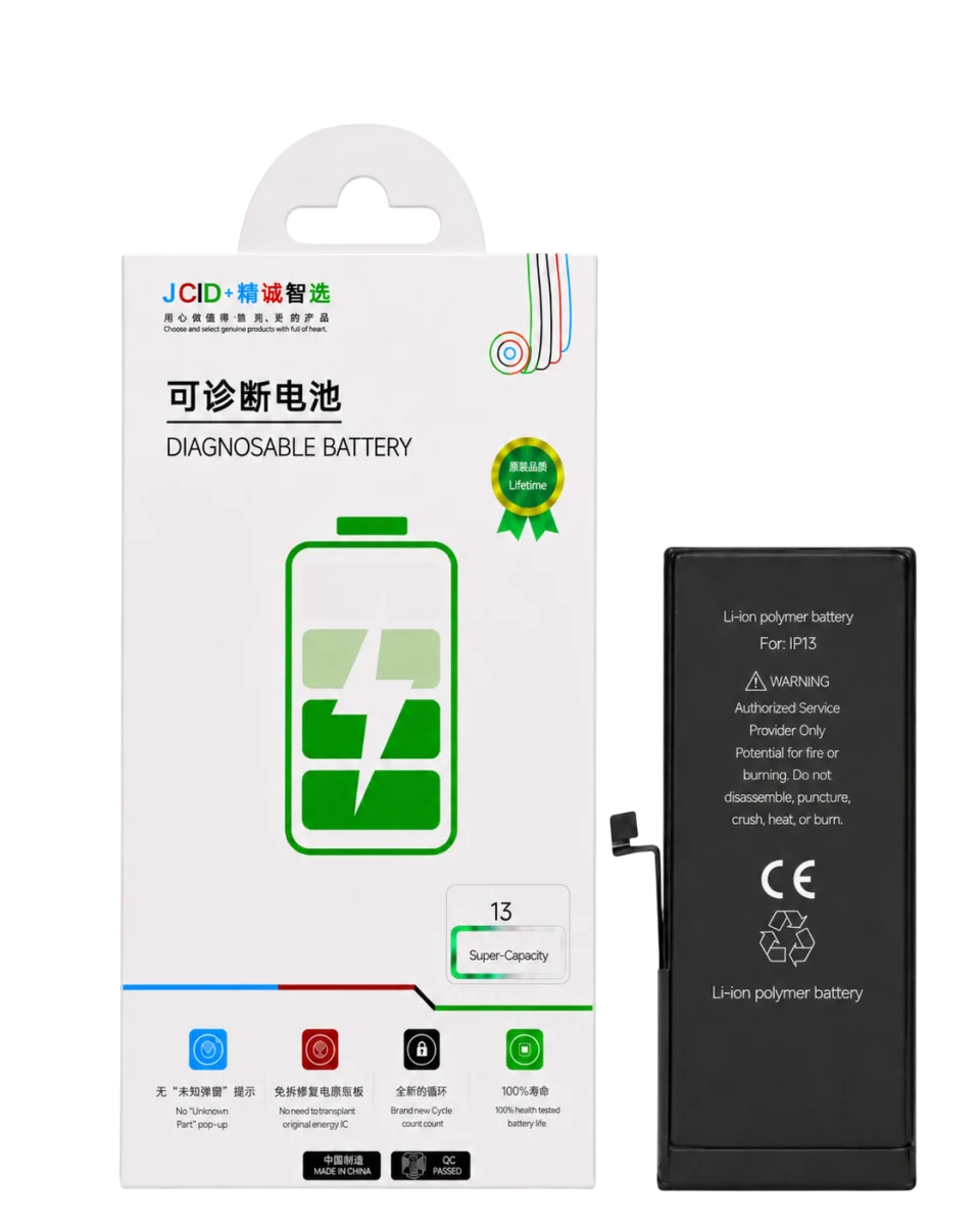 iPhone 13 JCID Yüksek Kapasiteli Batarya (3500 mAh) Orijinal