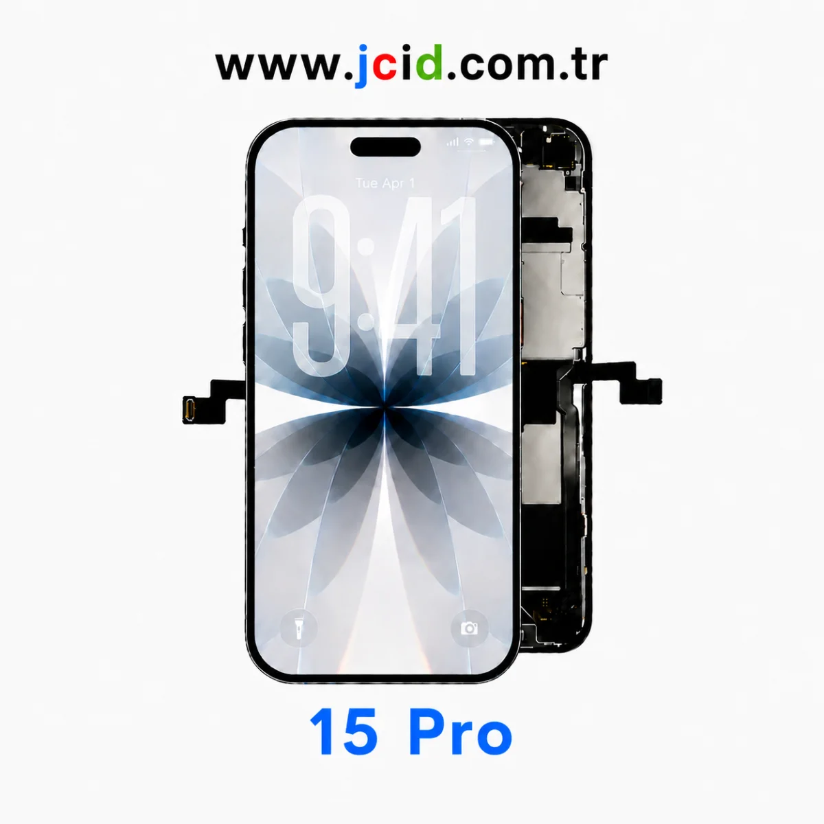 iPhone 15 Pro Ekran JCID | 120 Hz Net Görüntü ve Güçlü Dokunmatik