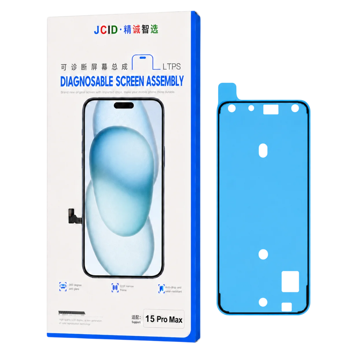 iPhone 15 Pro Max Ekran JCID | Diagnosable 120 Hz
