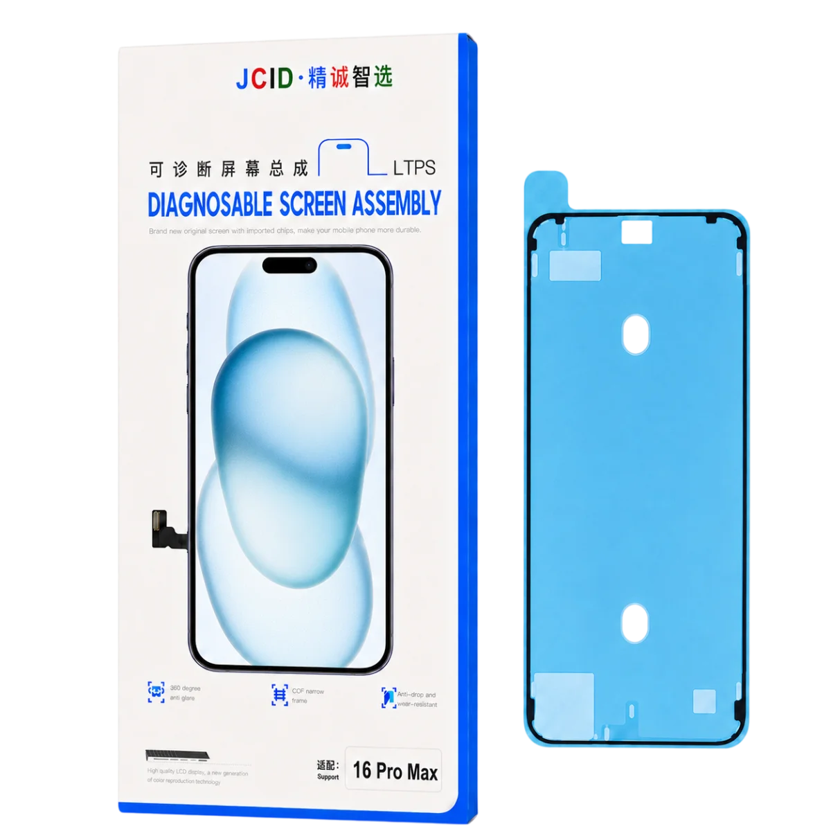iPhone 16 Pro Max Ekran JCID | Diagnosable 120 Hz